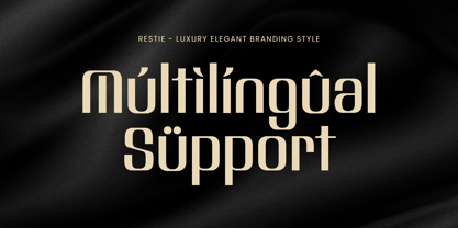 Restie Font Poster 13