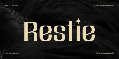 Restie Font Poster 1