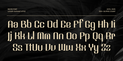 Restie Font Poster 10