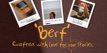 Berf Font Poster 1