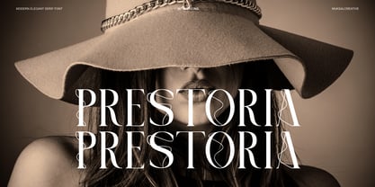 Prestoria Font Poster 1
