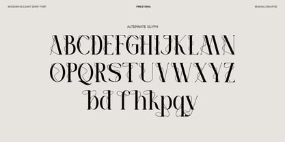 Prestoria Font Poster 10