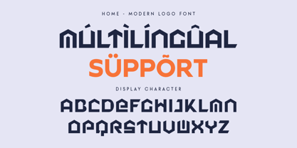 Home Font Poster 12