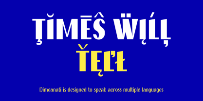Dimeanati Font Poster 8