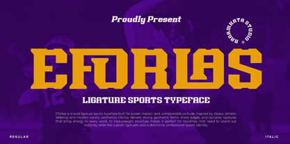 Eforlas Font Poster 1