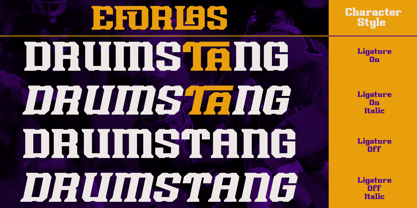 Eforlas Font Poster 4