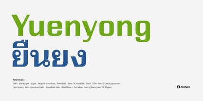 Yuenyong Font Poster 1