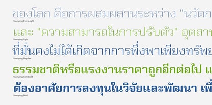Yuenyong Font Poster 3