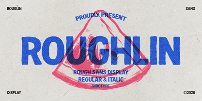 IT Roughlin Font Poster 1
