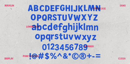 IT Roughlin Font Poster 5