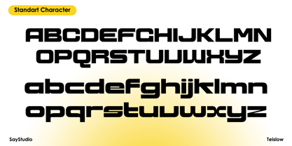 Teislow Font Poster 6