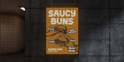 Big Zubo Font Poster 7