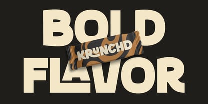 Big Zubo Font Poster 10