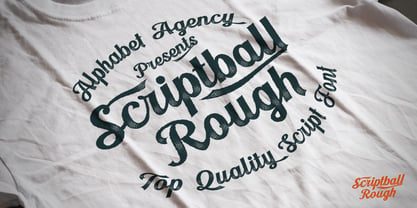 Scriptball Rough Font Poster 7