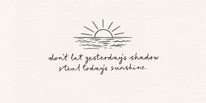 Sunday Sketches Font Poster 3