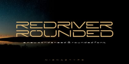 Redriver Rounded Font Poster 1
