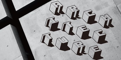 Isocube Font Poster 5