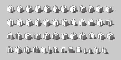 Isocube Font Poster 9