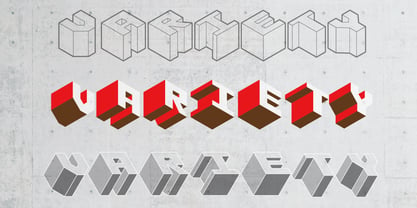 Isocube Font Poster 8