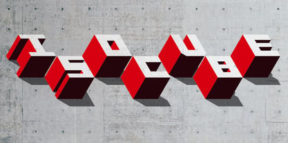 Isocube Font Poster 1