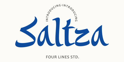 Saltza Font Poster 1