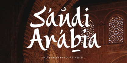 Saltza Font Poster 5