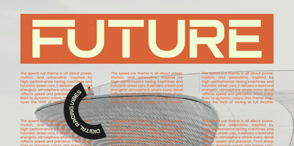 Techetic Human Font Poster 10
