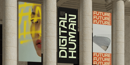 Techetic Human Font Poster 5