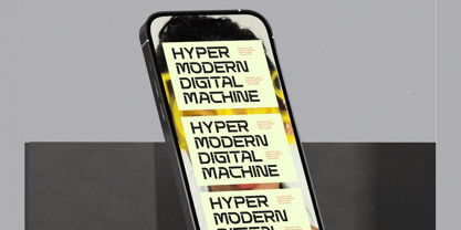 Techetic Human Font Poster 2