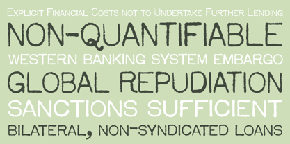 Bank Statement Pro AOE Font Poster 4