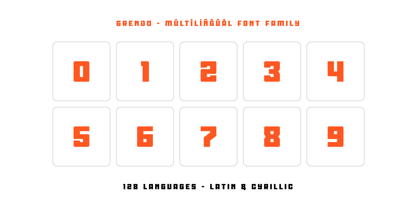 Grendo Font Poster 11