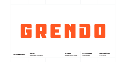 Grendo Font Poster 1