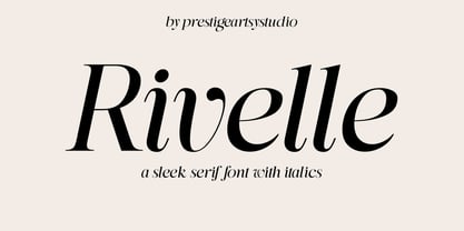 Rivelle Font Poster 1