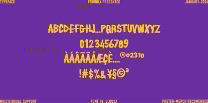 Avokeca Font Poster 6