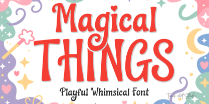 Magical Things Font Poster 1