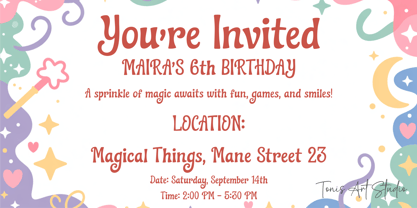 Magical Things Font Poster 6