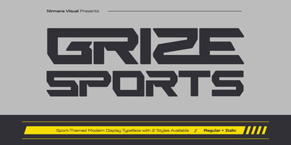Grize Sports Font Poster 1