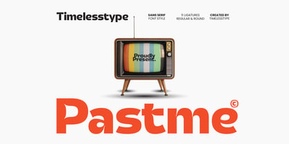 Pastme Rounded Font Poster 1