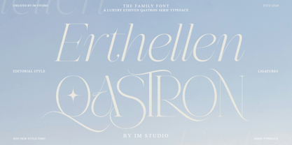 Ethiven Qastron Font Poster 8