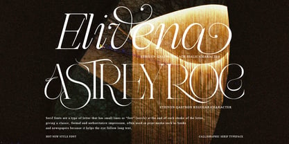Ethiven Qastron Font Poster 2