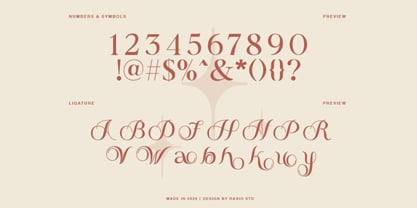 Valmia Font Poster 4