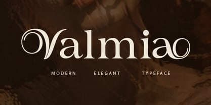 Valmia Font Poster 1