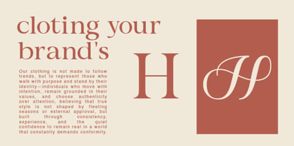 Valmia Font Poster 6
