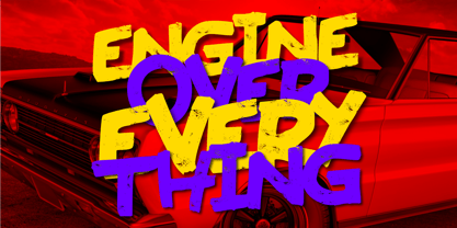 Dark Wire Font Poster 3