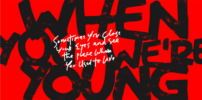 Dark Wire Font Poster 4