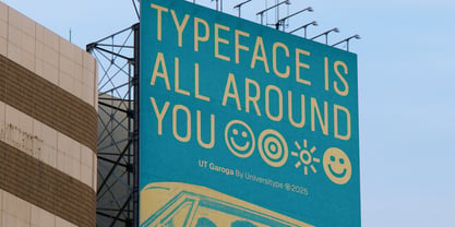 UT Garoga Font Poster 13