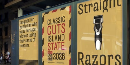 UT Garoga Font Poster 9