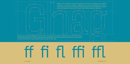 UT Garoga Font Poster 5