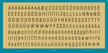 UT Garoga Font Poster 7