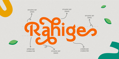 Rahige Font Poster 8